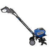 Hyundai 2x 20v (40V) Cordless Garden Tiller, 360mm Width, 220mm Depth, Brushless Motor, Li-Ion Batteries | HY2198